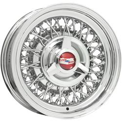 Wheel Vintiques 80 Series Ford/Chevy Wire Chrome Wheels 15x6