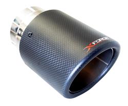 XForce  Round, Carbon fiber 2.50 Inch Exhaust Tip ES-TY21-CFTIPS