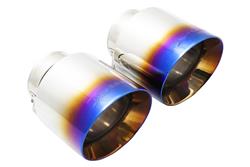XForce  Round, Blue 2.50 Inch Exhaust Tip ES-TY21-BLUETIP