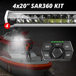 XK Glow Light Bars, Light Pods and Fog Lights XK-SAR360-1111W