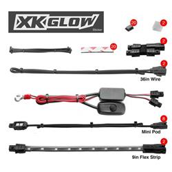 XK Glow Motorcycle LED Accent Kits XK034001-A