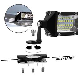 XK Glow Drill-Less Light Bar Mounting Brackets