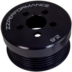 ZZPerformance Modular Supercharger Pulleys ZZ-6LSJMP-2.8-BLK