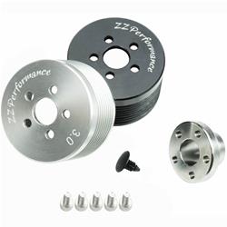ZZPerformance Modular Supercharger Pulleys ZZ-MPS38-3.2-BLK