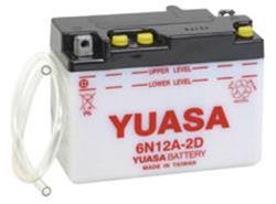 Yuasa Conventional Batteries for 1969 CA175K, 1978-1979 CM185T TWINSTAR - 6N12A-2D