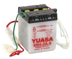 Yuasa Conventional Batteries for 1980-1984 CT110, 1983-1985 XL80S - 6N4-2A-8