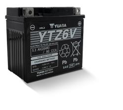 Yuasa AGM High Performance Maintenance-Free Batteries YTZ6V