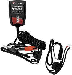 Yuasa Automatic 1 Amp High-Efficiency Battery Charger and Maintainers YUA1AMPCH