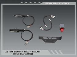 V2 Fender Eliminator LED Turn Signal Kits 075BG-STD-A-K