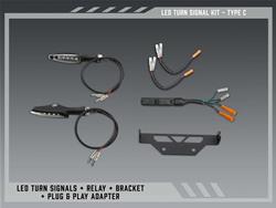 V2 Fender Eliminator LED Turn Signal Kits 075BG-STD-C-K
