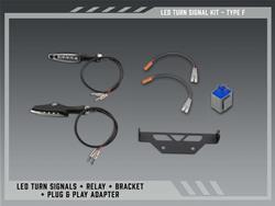 V2 Fender Eliminator LED Turn Signal Kits 075BG-STD-F-K