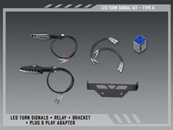 V2 Fender Eliminator LED Turn Signal Kits 075BG-STD-K-K