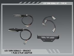 V2 Fender Eliminator LED Turn Signal Kits for 2024 450NK, 2023-2024 450SS - 075BG-STD-M-K