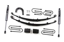 Zone Offroad Fox 2.0 Adventure Suspension Lift Kits ZONC17F