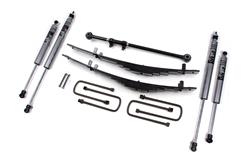 Zone Offroad Fox 2.0 Adventure Suspension Leveling Kits ZONF4F