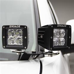ZROADZ Hood Hinge LED Pod Light Kits Z369491-KIT4