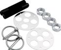 ALL18482 Allstar Performance Aluminum Hood Torsion Pin Kit Blue 3.500/" Long 3//8/"