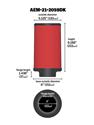 AEM Induction Dryflow Synthetic Air Filters 21-2059DK