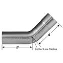 AP Exhaust Mandrel-Bent Elbows 5 Inch Steel Exhaust Pipe 10730