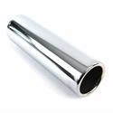 AP Exhaust Xlerator  Round, Chrome 2.50 Inch Exhaust Tip XRPT212