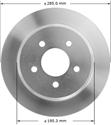 Bendix Brakes Global Brake Rotors PRT5052