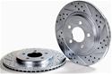 Front Left StopTech 127.61106L Sport Drilled//Slotted Brake Rotor 1 Pack