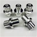 Collector Tethers Billet 12-Point Lug Nuts 7305-14MP