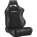 Corbeau LG1 Racing Black Cloth Seat 25501PR