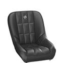 Corbeau Baja Low-Back Suspension Black Vinyl Seat 62201S
