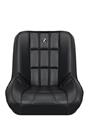 Corbeau Baja Low-Back Suspension Black Vinyl Seat 62201S