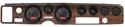 Dakota Digital VHX Series Direct-Fit Analog Gauge Systems for 1970-1981 FIREBIRD - VHX-70P-FIR-K-R