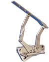 Eddie Motorsports Billet Hood Hinges MS149-24P
