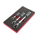 EZ Red Extendable 1/4 in., 3/8 in., 1/2 in. Ratchets MR482