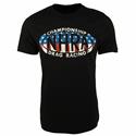 NHRA Oval Logo USA Flag Distressed T-Shirt | Summit Racing