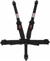 G-FORCE Latch and Link Individual Shoulder  5-Point Harness 6600BK-SD
