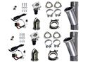 Granatelli Motor Sports Electronic 2.5 Inch Exhaust Cutouts Dual Kit 303525D