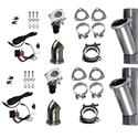 Granatelli Motor Sports Electronic 3 Inch Exhaust Cutouts Dual Kit 303530D