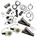 Granatelli Motor Sports Electronic 2.5 Inch Exhaust Cutouts Dual Kit 307525K
