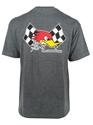 Mr. Horsepower Crossed Flags T-Shirt