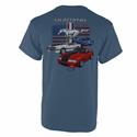 Ford Mustang Fox Body American Flag T-Shirt