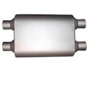 Jones Exhaust Full Boar Flow Deflector Performance Steel 2.25 Inch Muffler FB4554