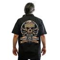 Lethal Threat Ride Low Skull Work Shirts
