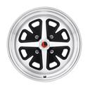 Legendary Wheels Magnum 400 Black Machined Wheels 15x6