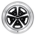 Legendary Wheels Magnum 500 Gloss Black Machined Wheels 16x8