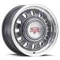 Legendary Wheels 12-Slot Charcoal Machined Wheels 15x7