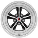 Legendary Wheels GT9 Charcoal Machined Wheels 17x8