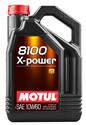 10W60 Motul 8100 X-Power Motor Oil 106144