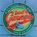 Dad's Garage Neon Sign