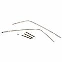OER Roof Drip Moldings for 1970-1981 CAMARO, FIREBIRD - 748626