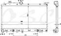 OSC Automotive Radiators for 2009-2013 FORESTER - 13095